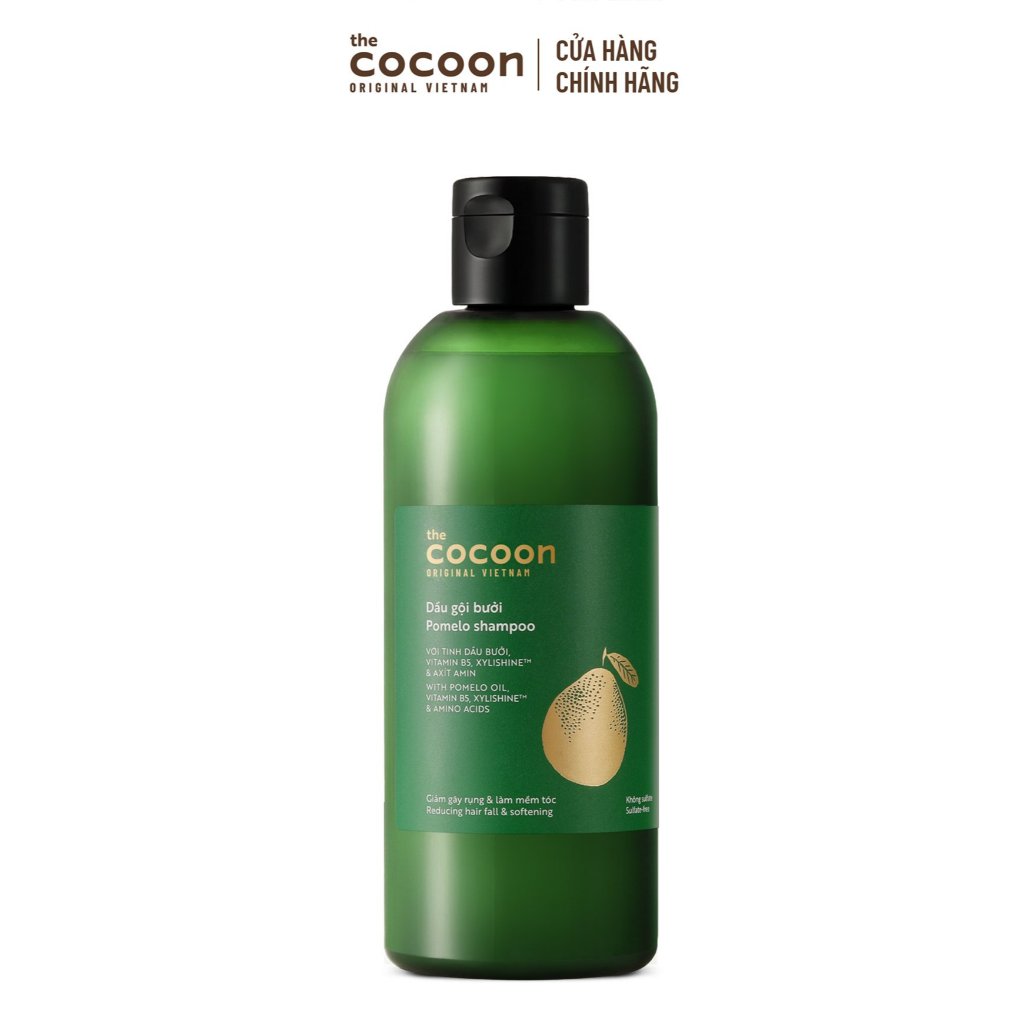 [MUA 2 GIẢM 42%] Combo Nước dưỡng tóc tinh dầu bưởi Cocoon 310ml và Dầu gội bưởi 310ml giúp giảm gãy rụng và làm mềm tóc