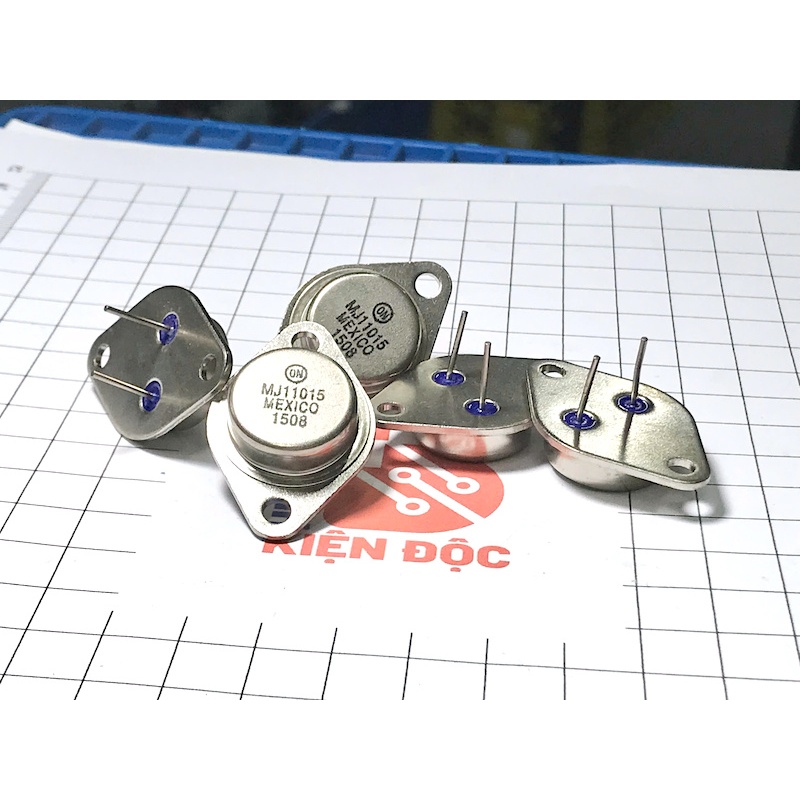 5x MJ11015 TO-3 Power Transistors – 30A, 60-120V, 200W – MJ11015G