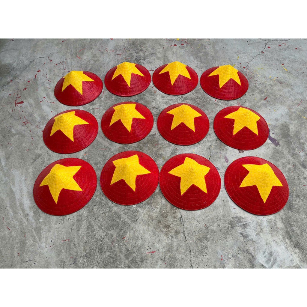 Nón lá cờ đỏ sao vàng đủ size 30cm -35cm và size 40cm