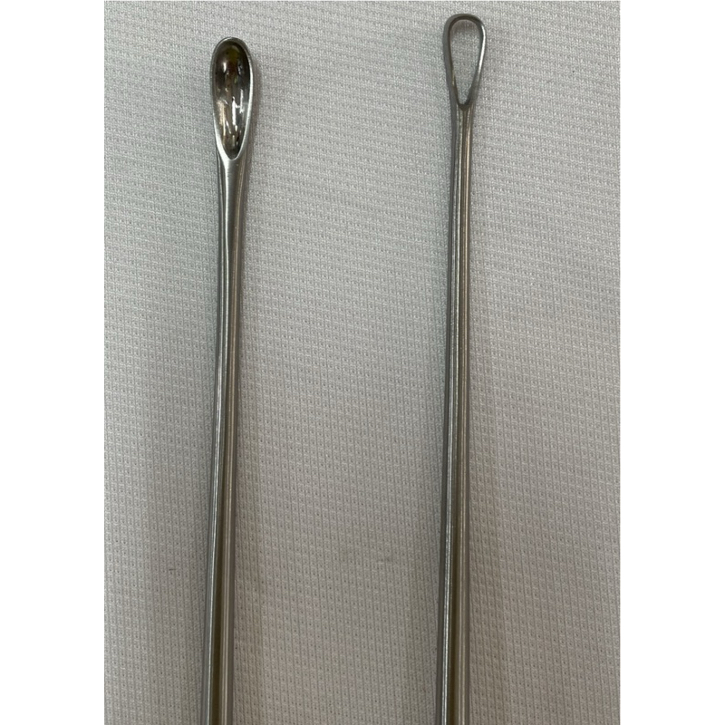 Muỗng nạo tử cung đặc và rỗng 25cm
