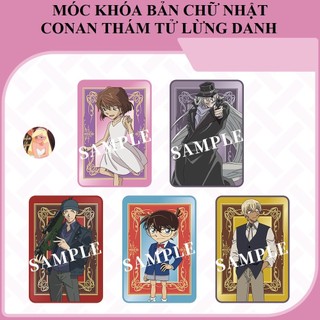 sẵn (1) new-4 mẫu Móc khóa Conan Thám tử lừng danh Acrylic nhân vật anime Kaito Kid Ai Amuro Akai