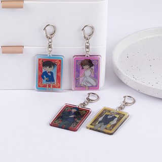 sẵn (1) new-4 mẫu Móc khóa Conan Thám tử lừng danh Acrylic nhân vật anime Kaito Kid Ai Amuro Akai