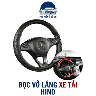 BỌC VÔ LĂNG XE TẢI  HINO TỪ 1T9 ĐẾN 15 TẤN-BỌC VÔ LĂNG VÂN RỒNG PHỐI DA CARBON CAO CẤP