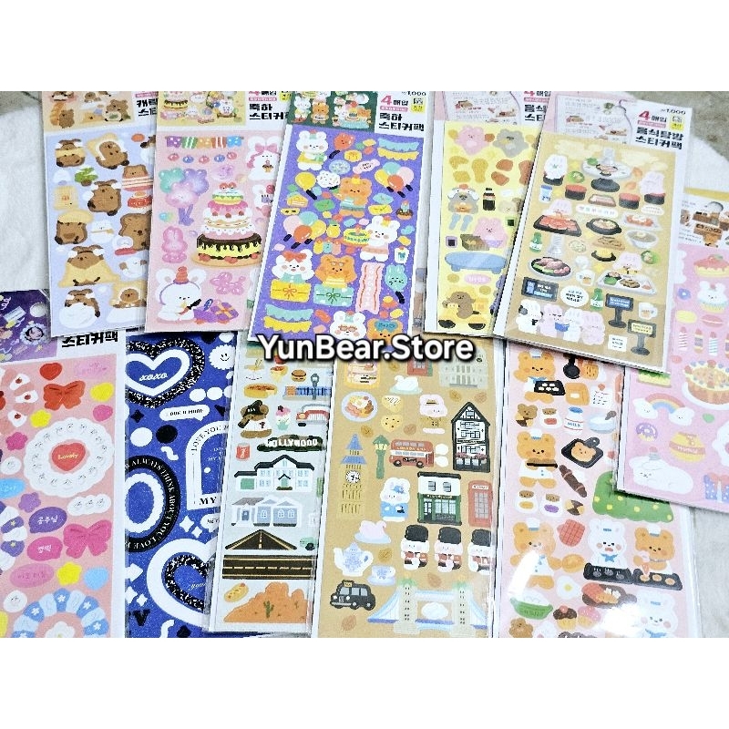 [4] [Có sẵn] TỔNG HỢP STICKERS MỚI DAISO HÀN QUỐC | Shopee Việt Nam