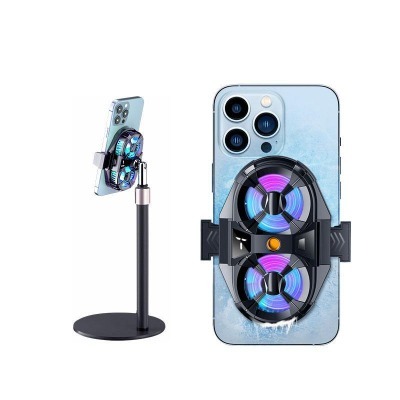 Quạt Tản Nhiệt HZYNA SL07 Cao Cấp - Sò Lạnh chơi game phát trực tiếp livestream với quạt kép làm mát nhanh chóng .