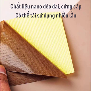 Miếng Dán Nano Bọc Máy Là Khi Nén Keratin, Duỗi Hơi Nước, Bóc Màu Kích Thước 10x12cm