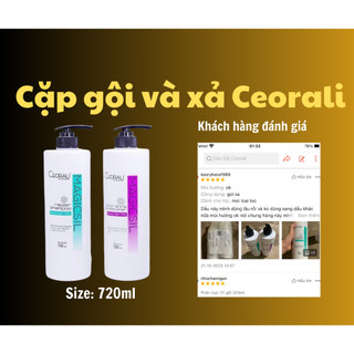 [Bán sỉ] Bộ dầu gội và xả phục hồi Ceorali Magicsil 720ml