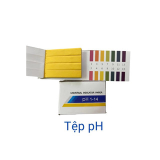 Giấy Quỳ Tím Đo Độ pH 1-14 gồm 80 Miếng kèm Bảng Màu Đo