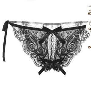 Quần chip ren sexy không đáy hở mông xuyên thấu siêu gợi cảm quyến rũ khiêu gợi - QD020 KELLYWANG