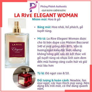 [Chiết 10ML - ĐỌC KĨ MÔ TẢ SP] NƯỚC HOA NỮ LA RIVE CÁC MÙI