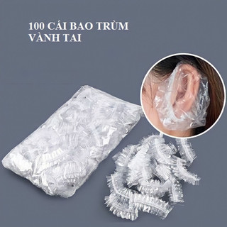 Combo 10 bịch (1000 cái) Bao Trùm Vành Tai Chống Nước Khi Tắm Hoặc Làm Tóc, Bọc Tai Nhuộm Tóc