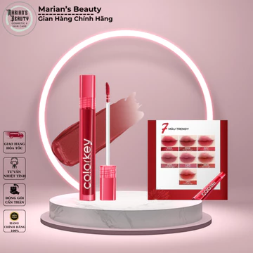 Son Velvet COLORKEY Chất Son Kem Nhung, Mịn Lì, Mềm Mượt Trên Môi 3g