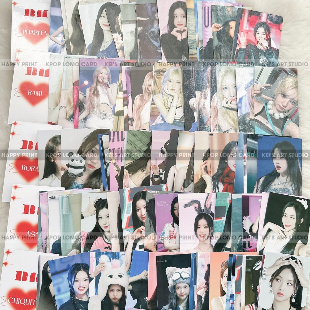 [CARD LOMO IN] Set 50 - 100 card KHÔNG BO GÓC lomo photocard ...