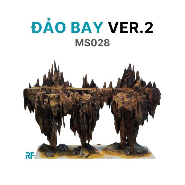 Layout Đảo Bay Ver.2 trang trí cho bể thuỷ sinh kích thước 30x20x20cm ...