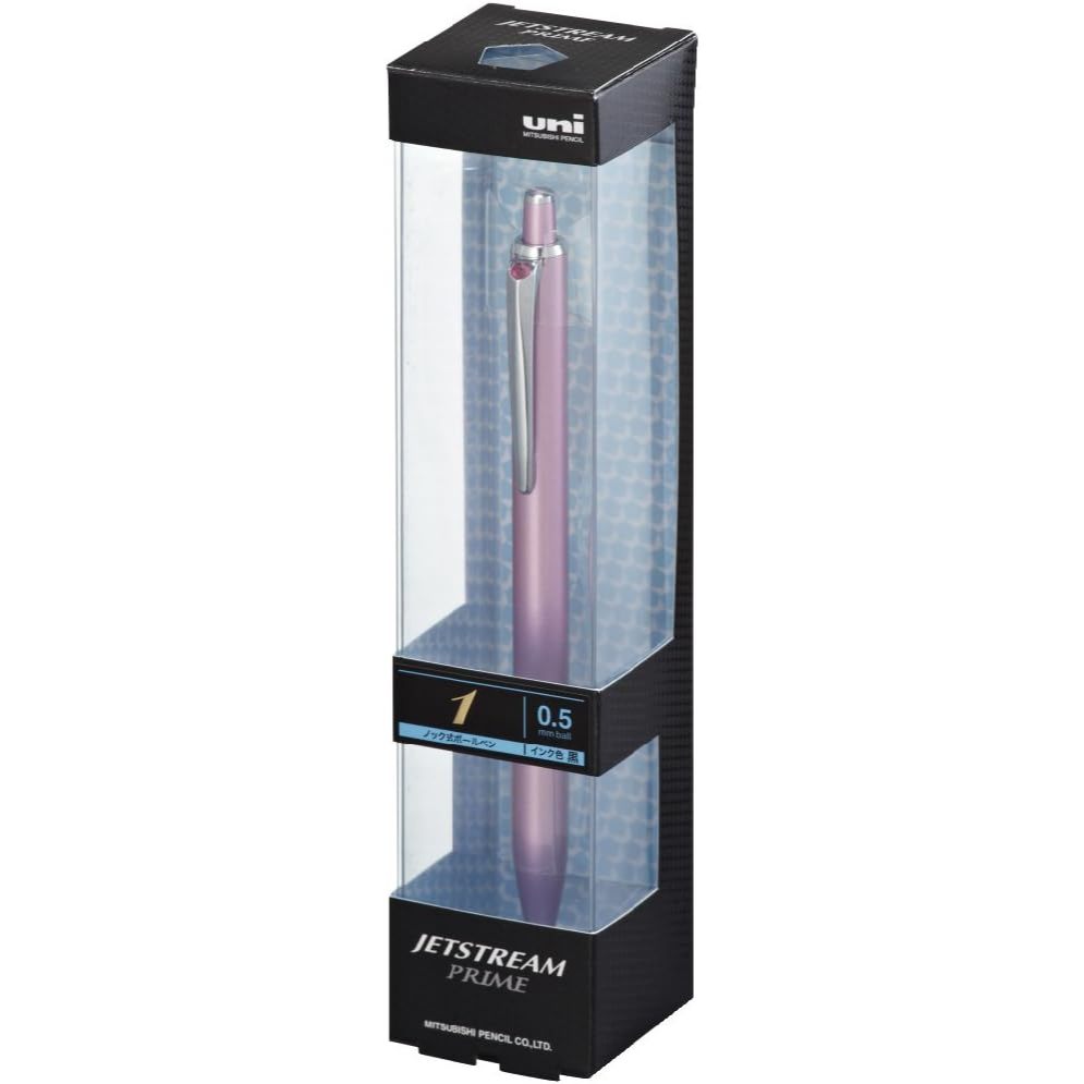 Uni JETSTREAM PRIME Light Pink 0.5mm/Siêu mượt/Click êm/Chất lượng Nhật Bản