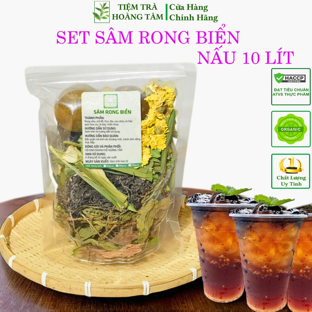 Set sâm rong biển nấu 10 lít nước - Giúp thanh nhiệt, giải độc, mát gan ...