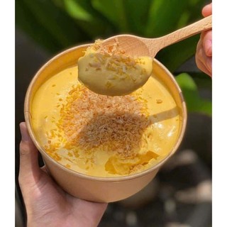 BỘT KEM TRỨNG VIỆT TUẤN chiết 100gr làm kem trứng thơm ngon, màu vàng đẹp, kết hợp cà phê, trà sữa