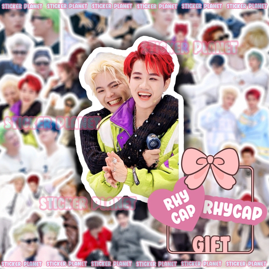Sticker OTP Rhycap couple Rhyder Captain Boy trang trí mũ bảo hiểm ...