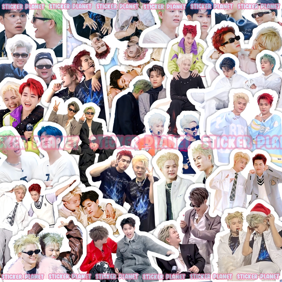 Sticker OTP Rhycap couple Rhyder Captain Boy trang trí mũ bảo hiểm ...