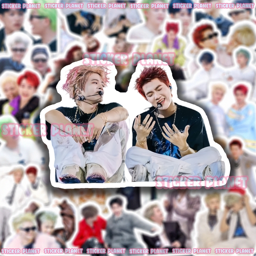 Sticker OTP Rhycap couple Rhyder Captain Boy trang trí mũ bảo hiểm ...