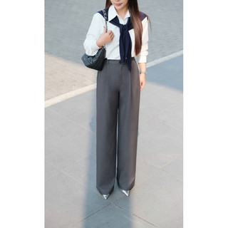Quần Ống Suông Kiểu Bản Cạp To Eo Cao,Chất Tuýt sy Cao Cấp - Miolady QA001