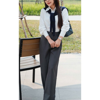 Quần Ống Suông Kiểu Bản Cạp To Eo Cao,Chất Tuýt sy Cao Cấp - Miolady QA001