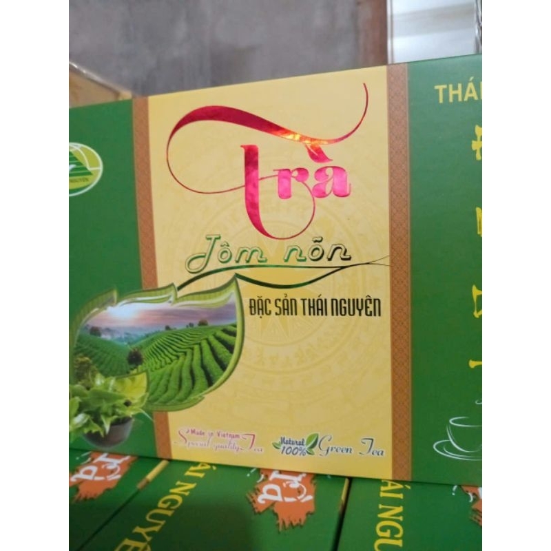 [ 1kg Trà tôm nõn loại ngon giá 500k ] Trà, chè làm quà biếu sếp, ông bà, bố mẹ chuẩn Tân Cương Thái Nguyên. Chè tôm nõn