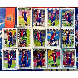 Full Set thẻ bóng đá Base Barcelona Topps UCC 2024/25