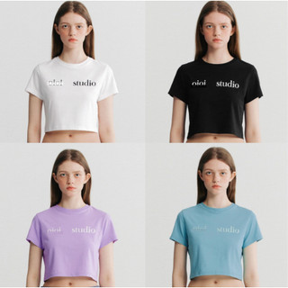 Áo Croptop 0I0I Layered Logo