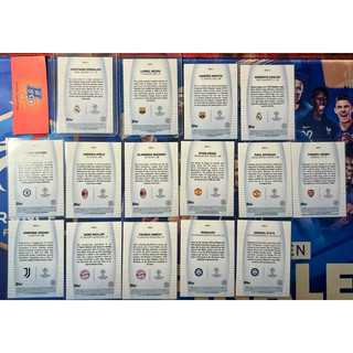 Full Set Thẻ bóng đá Best Of The Best Topps UCC 2024/25