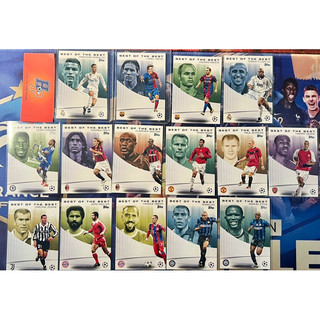 Full Set Thẻ bóng đá Best Of The Best Topps UCC 2024/25