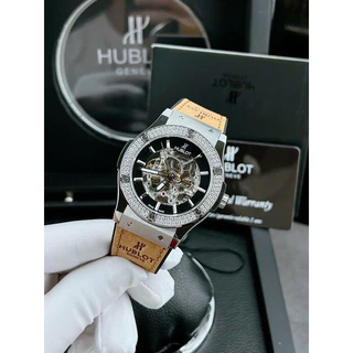 Đồng Hồ HUBLOT Đủ Size Nam Nữ Xưởng 666 Viền Đá Mạ PVD – Sự Dụng Máy Cơ Tự Động Bảo Hành 24 Tháng