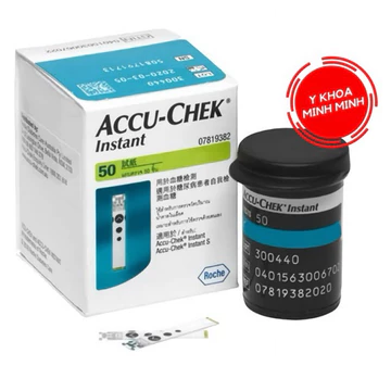 ✅ Que Thử Đường Huyết Accu-Chek Instant | Hộp 50 Que Thử