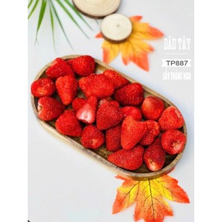 100gr Ăn vặt healthy dâu tây sấy thăng hoa,dâu tây sấy giòn,hàng loại 1,trái siêu to.