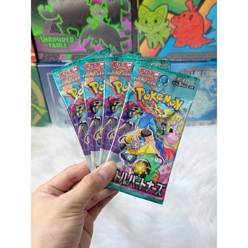 Gói thẻ bài Pokémon Card Game Scarlet & Violet Battle Partner Booster ...