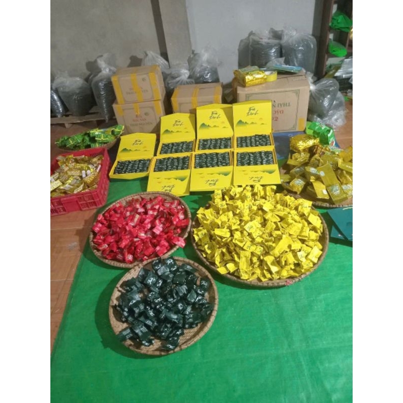 [ 05 gói Trà nhỏ 10g loại ngon Đặc biệt] Gói trà, chè Cao cấp pha 01 ấm chuẩn Tân Cương Thái Nguyên. (Giá > 1trieu/kg)