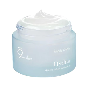 Kem Dưỡng Ẩm Dạng Gel 9 Wishes Hydra Ampule Cream 50ml Giúp Dưỡng Ẩm & Căng Bóng Da
