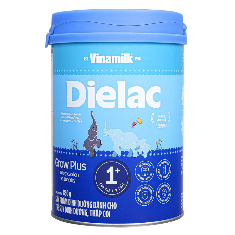 Sữa bột Dielac Grow Plus 1+ 850g (mẫu mới) | Shopee Việt Nam