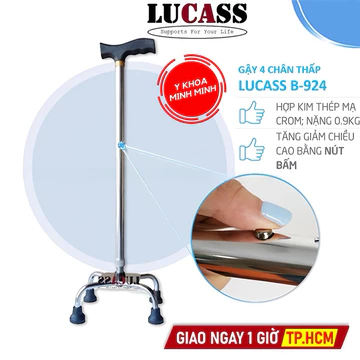 ✅ Gậy Chống 3 Chân, 4 Chân Lucass B-924 B-926 B-932 | Có Thể Tăng Giảm Chiều Cao