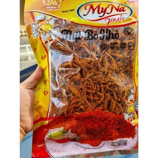 Thịt bò khô My Na,dạng sợi,dạng miếng,thơm ngon ăn liền,càng ăn càng ngon,đóng gói đẹp mắt,sạch sẽ.
