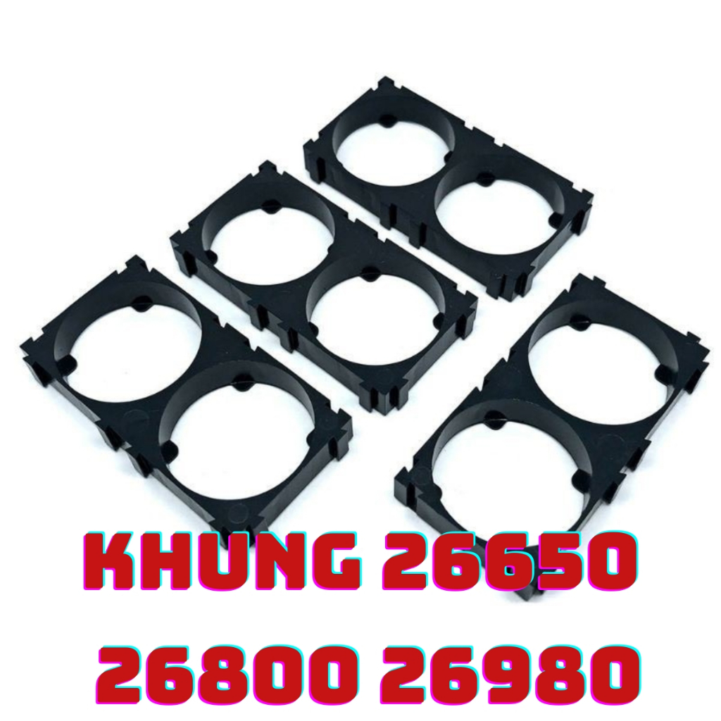 Khung đế gông cố định pin 26650 26800 26980 cho pin xe điện | Shopee ...