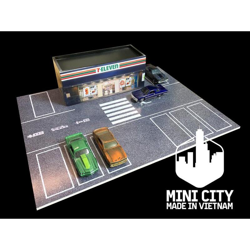 Bãi để xe kèm nhà 7Eleven 1/64