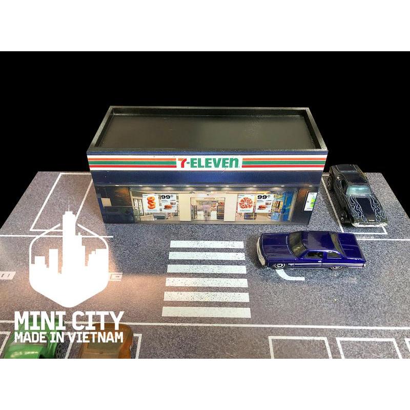 Bãi để xe kèm nhà 7Eleven 1/64