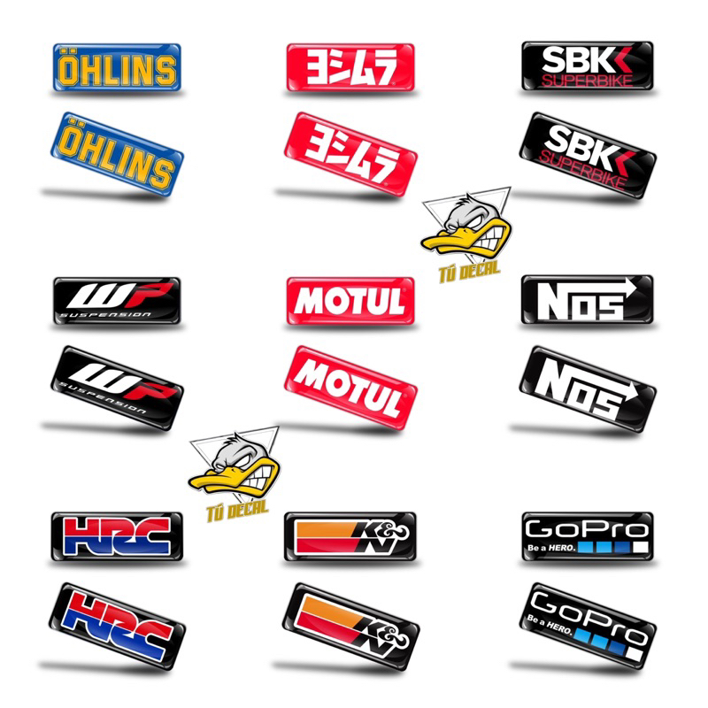 Tem Logo Sticker Đổ Nỗi Dán Trang Trí Xe Máy Và Nhiều Vị Trí Khác Nhau ...