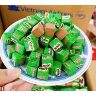Kẹo Milo Cube Nestlé 25 Viên – Socola Mạch Nha Dạng Khối Giòn Xốp, Vị Milo Đậm Đà, Gói Tiện Lợi