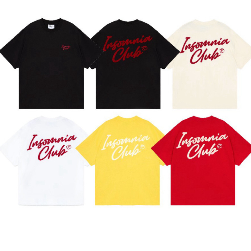 Áo Thun Boxy 280GSM Ver 2 Thêu Xù INSOMNIA Unisex Local Brand - TS029