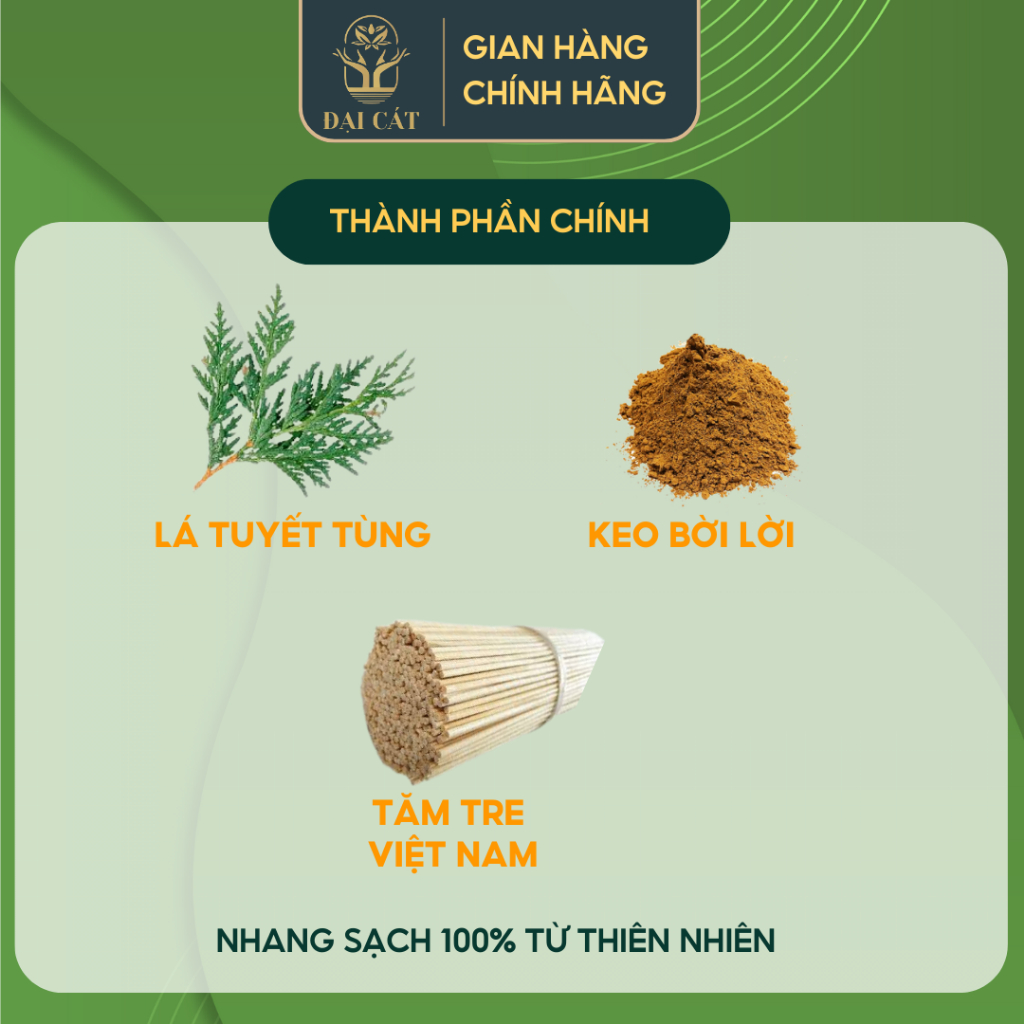 Sử dụng 1KG Nhang Tuyếtùng Đại Cátrong đời sống