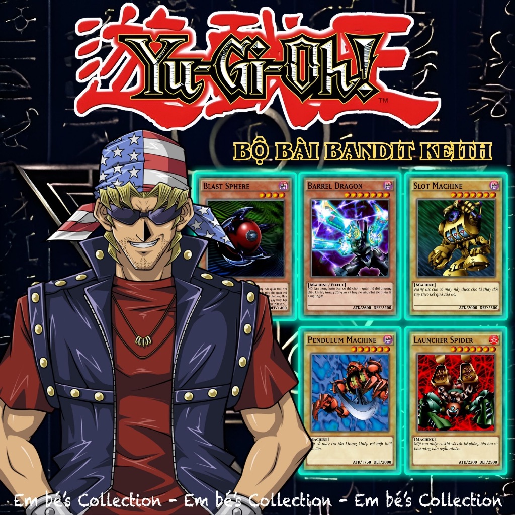 Bộ bài Bandit Keith. Yugioh Card Việt - Anh | Shopee Việt Nam