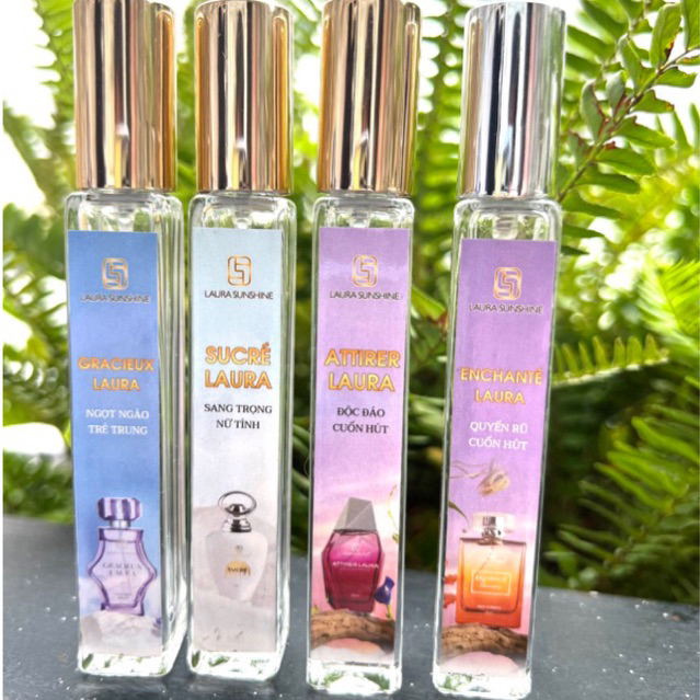 [ 10ml ] Combo 4 Chai Nước Hoa Nữ 10ml (No 6.7.8.10 )Laura Sunshine Xịt Thơm
