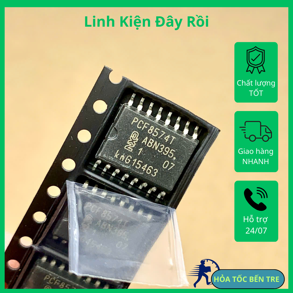 PCF8574T PCF8574 8574T SSOP-16 kích thước 10x10mm | Shopee Việt Nam
